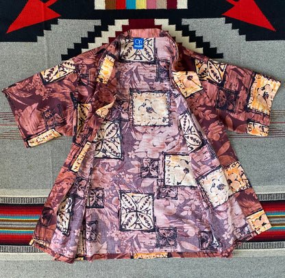 Size M. Vintage 80s Hawaiian cotton shirt made by Ocean Pacific-AJ357 Studio