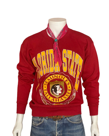 Size Med. Made In USA Florida State Seminoles 90s vintage sweatshirt made by Nutmeg-AJ357 Studio