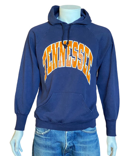 Size L. 50/50 Vintage Tennessee 80s Hooded Sweatshirt | Made In USA by America's Finest-AJ357 Studio