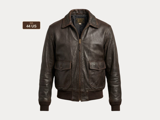 Vintage G-1 Type Leather Jacket - Size 44US / 54EU | Made in USA