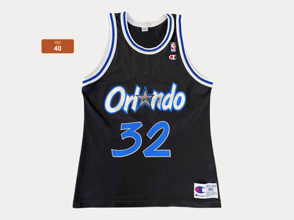 Size 40. #32 O Neal Orlando 90s Champion NBA Jersey