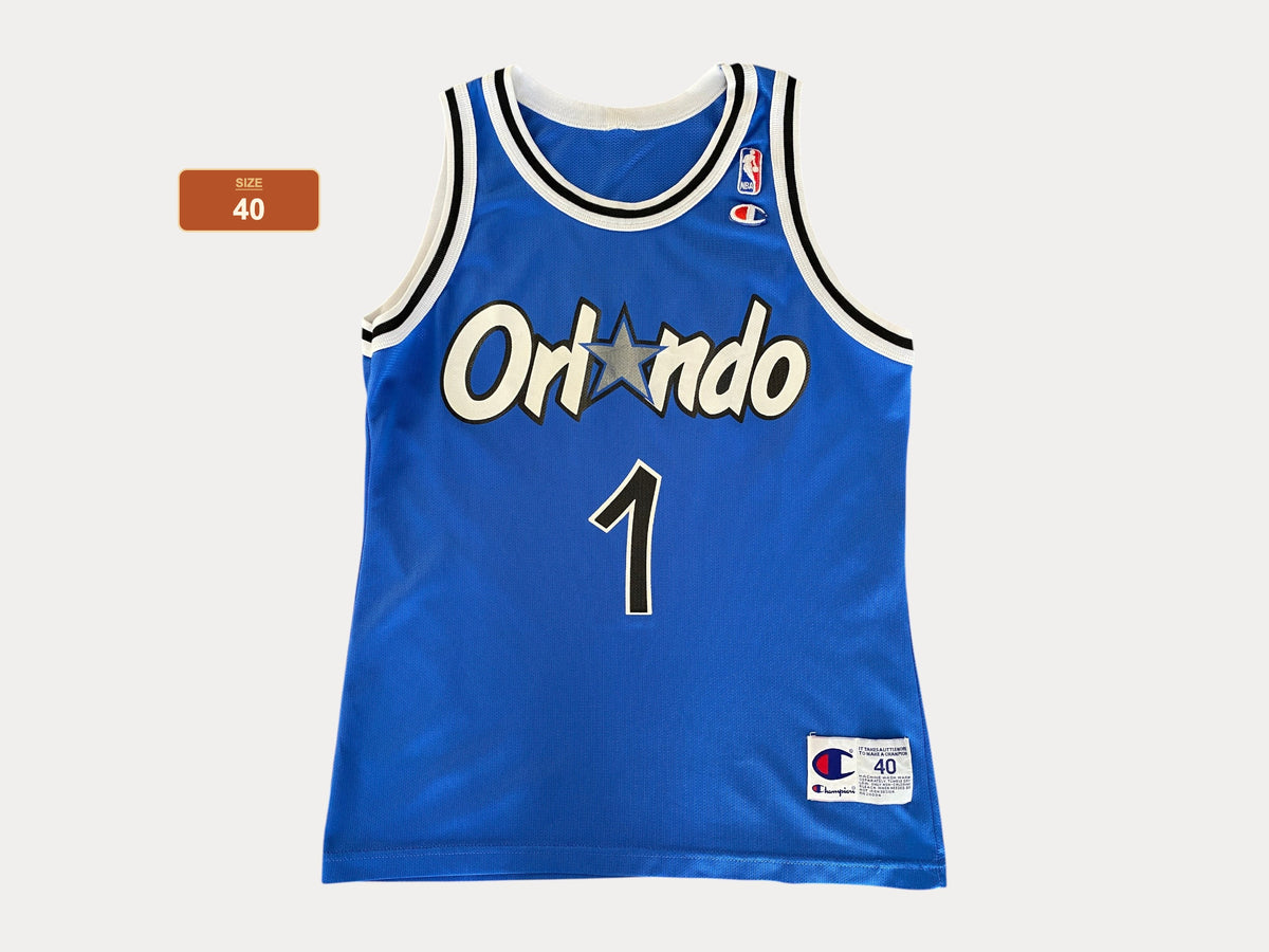 Size 40. #1 Hardaway Orlando 90s Champion NBA Jersey