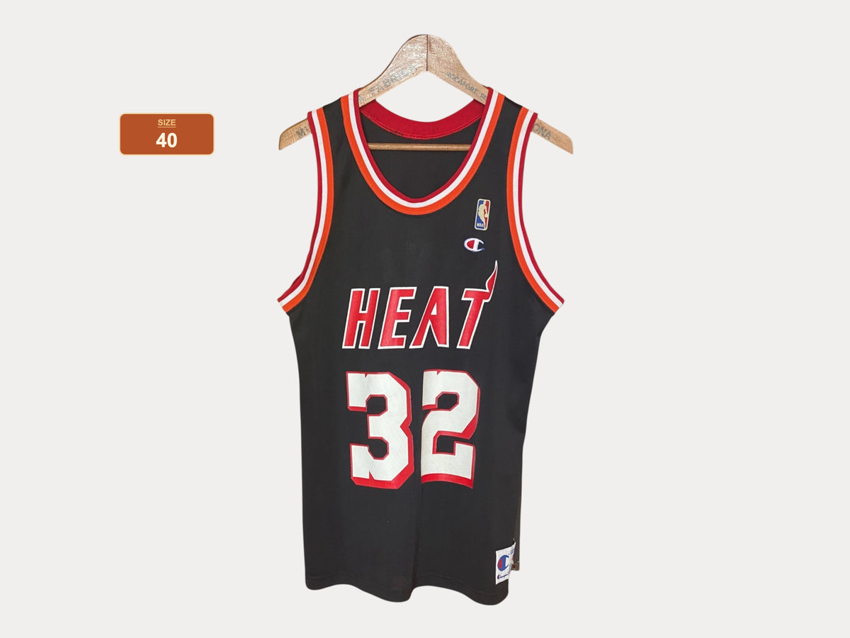 Size 40. Vintage 90s Harold Miner NBA Jersey #32 Miami Heat Made in USA by Champion
