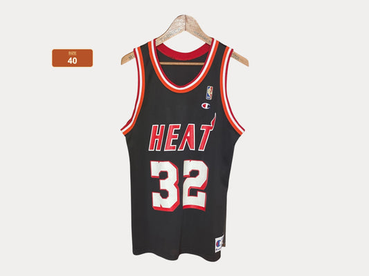 Size 40. Vintage 90s Harold Miner NBA Jersey #32 Miami Heat Made in USA by Champion