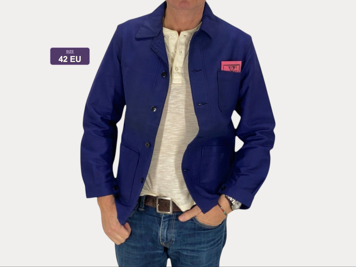 Size 42EU Vintage French Moleskin Jacket | Classic Retro Style | NOS | USA Vintage BCN