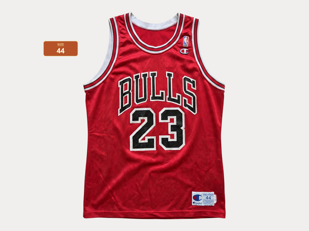 Champion Chicago Bulls #23 Jersey Size 44 Red Mesh Vintage 90s NBA Made in USA-AJ357 Studio