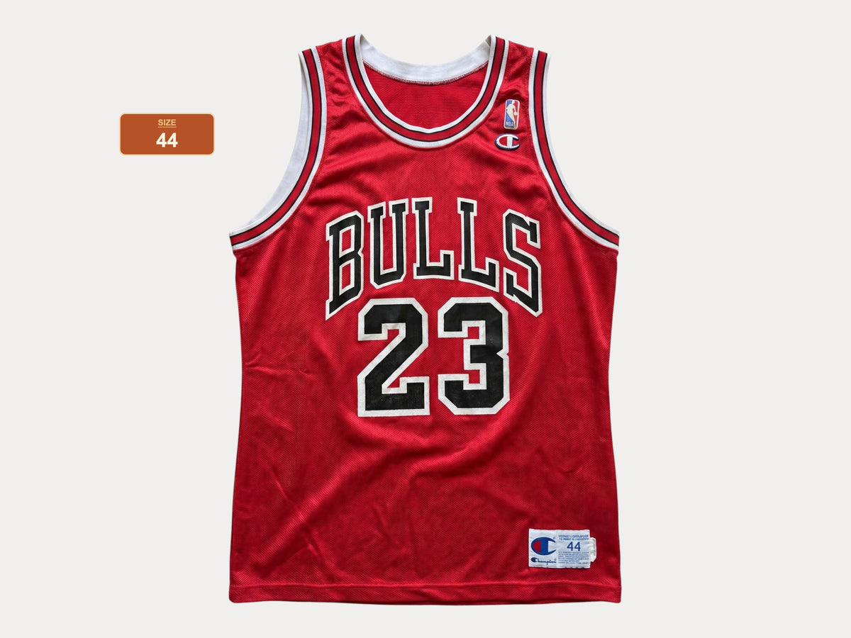 Champion Chicago Bulls #23 Jersey Size 44 Red Mesh Vintage 90s NBA Made in USA-AJ357 Studio