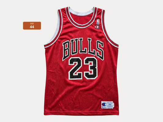 Champion Chicago Bulls #23 Jersey Size 44 Red Mesh Vintage 90s NBA Made in USA