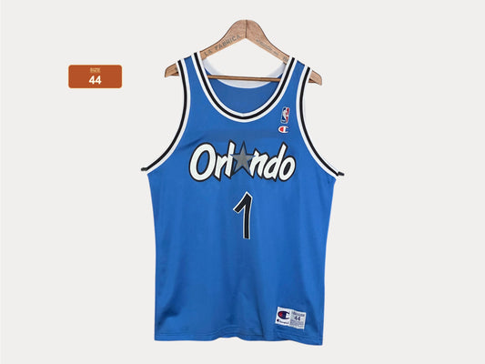 Size 44. Vintage Orlando  NBA #1 Hardaway Champion jersey