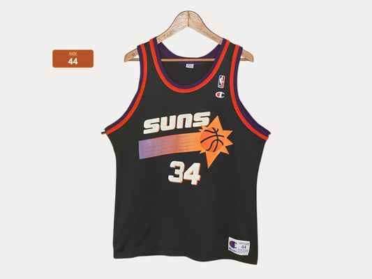 Vintage 90s NBA Phoenix Suns Charles Barkley #34 Jersey - Size 44, Made by Champion