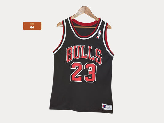 Size 44 Vintage 90s Chicago Bulls NBA jersey, Jordan #23 Made in USA by Champion