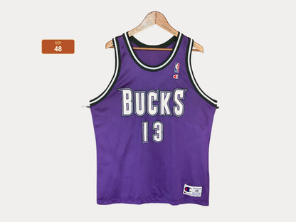 Vintage Champion NBA Jersey #13 Glenn Robinson Bucks - Size 48