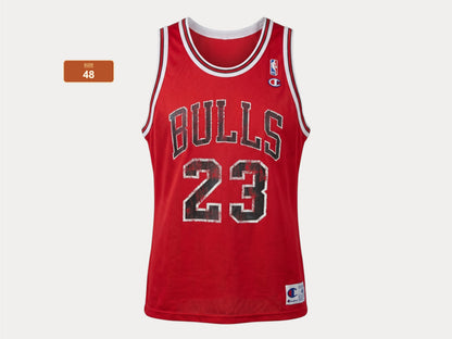 Champion Chicago Bulls #23 Jersey Size 48 Red Mesh Vintage 90s NBA Made in USA