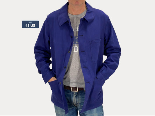 Size 48EU / 38US . Vintage French cotton jacket. Made In France by Usifor