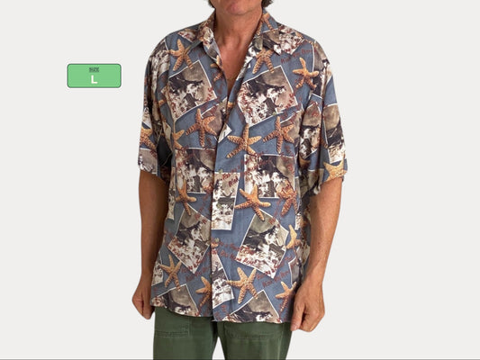 Size Large. Vintage 90s Hawaiian shirt