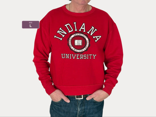 Size L Crew Neck Indiana University