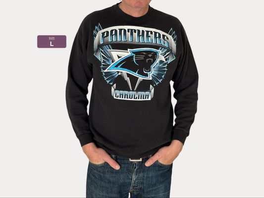 Size L Crew Neck Panthers California Made By Tultex