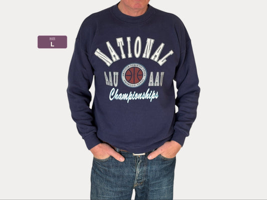 Size L Crew Neck National Championship Made In USA By Hanes