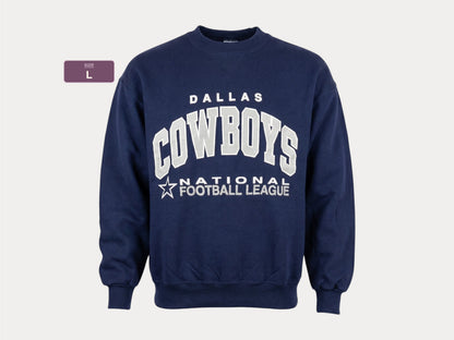 Size L. Made In USA 90s Dallas Cowboys NFL Vintage Sweatshirt by Russell