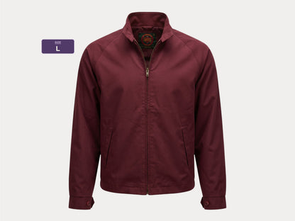 Chaqueta de algodón con cremallera de los años 60 | Vintage, hecha en EE. UU., talla L