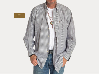 Ralph Lauren Blaire Striped Button-Down Shirt