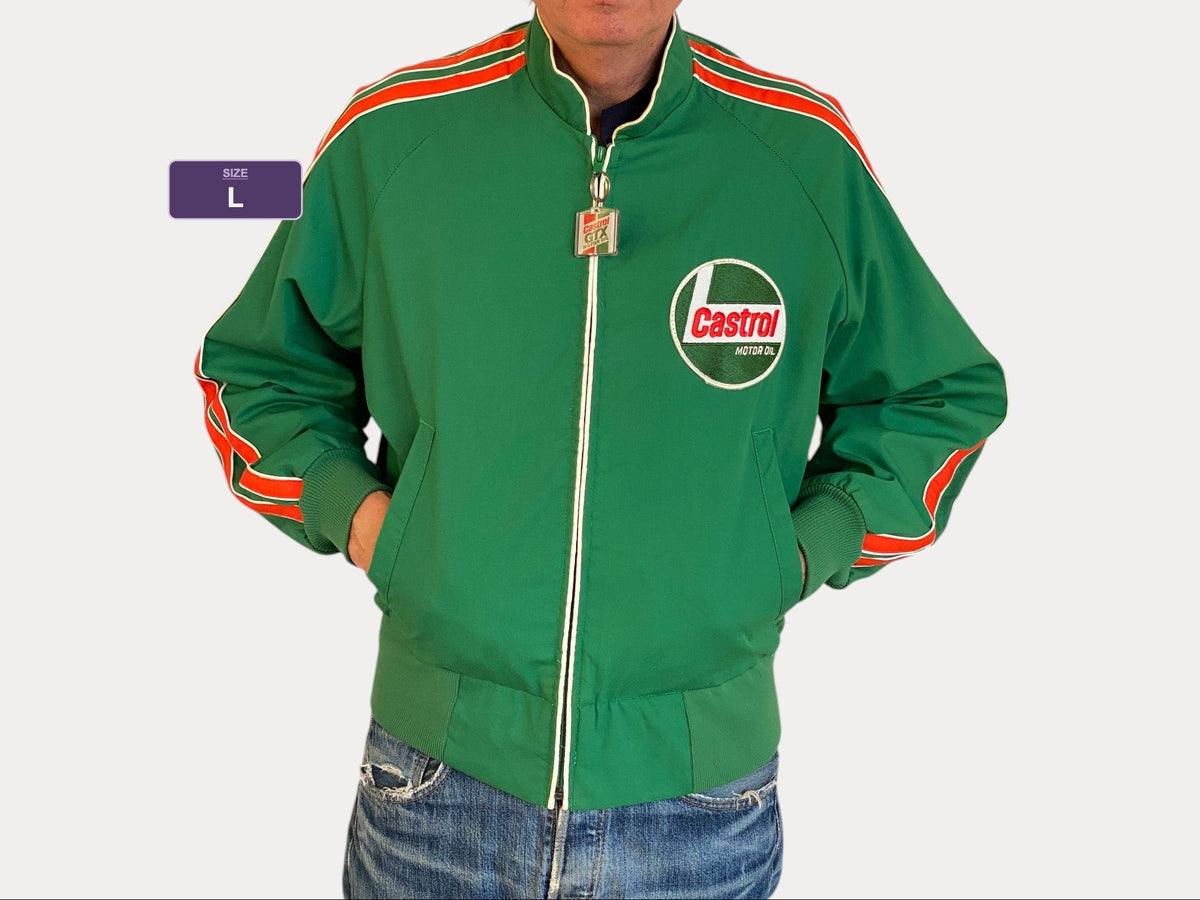 Size Large. Vintage Castrol racing jacket Made in USA
