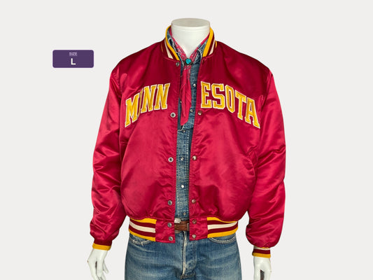 Large. Vintage 80S Minnesota Starter jacket made in USA