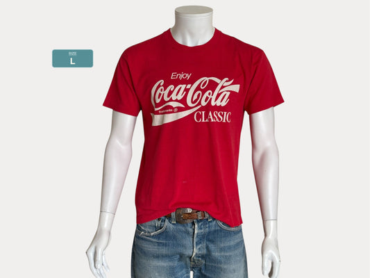 Size Large. Vintage 80s Coca-Cola T-Shirt – Made in USA