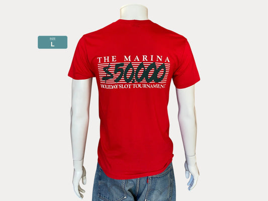 Large. Vintage 50/50 cotton Las Vegas T shirt made in USA