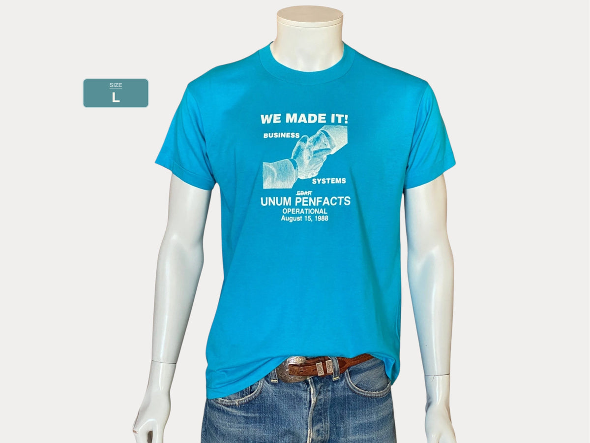 Grand t-shirt vintage 1988 50/50 en coton, fabriqué aux États-Unis par Screen Stars | Retro American Apparel