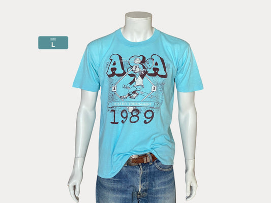 Vintage 80s ASA T-Shirt - Size L | Made in USA | 50/50 Cotton Blend