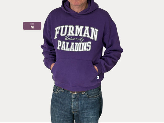 Size M Hooded Furman University Paladins By Russell