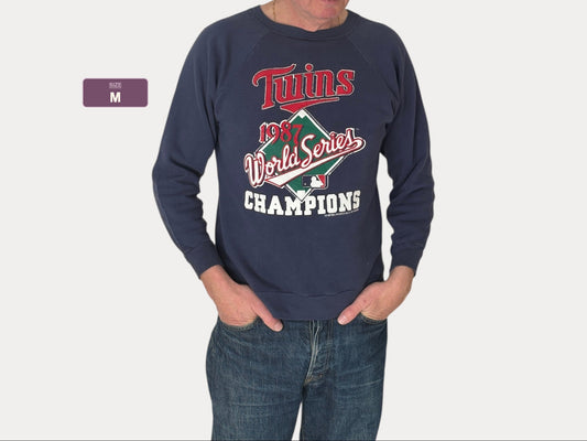 Size M Crew Sweat Twins Champions Made In USA By Champion 1987