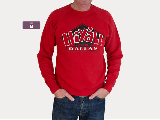 Size M Crew Sweat Hiyall Dallas