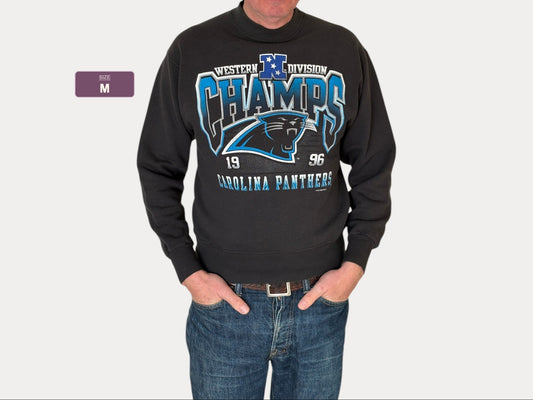 Size M Crew Neck Carolina Panthers Champions 1998 Made By Fruit of the Loom
