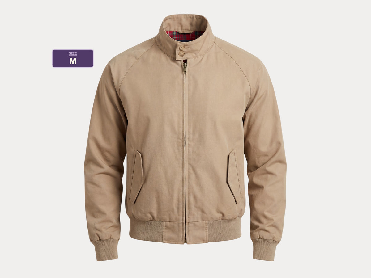 Vintage 90s Lands’ End Light Zip Jacket – Cotton Blend Windbreaker. SIZE MED-AJ357 Studio