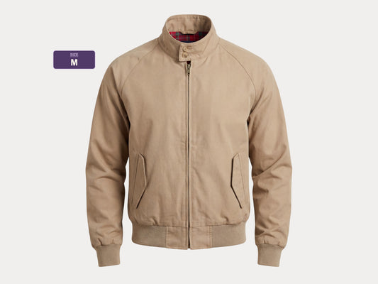 Chaqueta ligera con cremallera Lands' End vintage de los años 90, fabricada en EE. UU., cortavientos de mezcla de algodón.