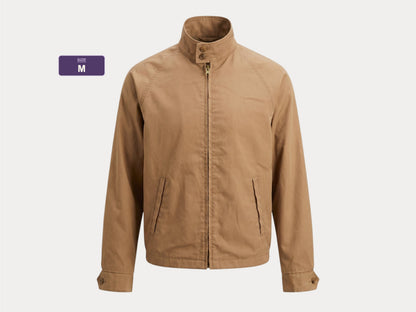 Chaqueta ligera de talla mediana, años 70. Cremallera Talon.