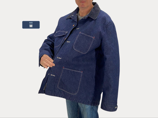 Size Large.  Vintage blanket lined Chore coat work jacket
