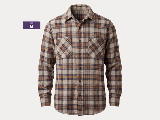 Camisa de franela a cuadros vintage de los años 90, estilo retro grunge, para trabajo, con botones, talla mediana, para hombre