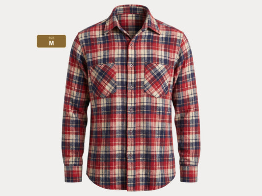 Camisa de franela a cuadros vintage de los años 80, talla mediana – Ropa de trabajo grunge retro