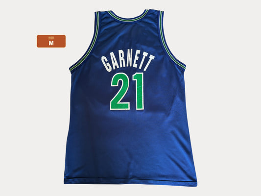 Medium .Champion NBA Jersey #21 Garnett . Dallas