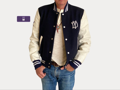 Size Med. Vintage varsity style jacket Made in Canada-AJ357 Studio