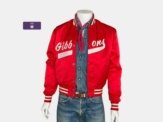 Med. Rare Vintage 80s Gibbons Starter jacket made in USA