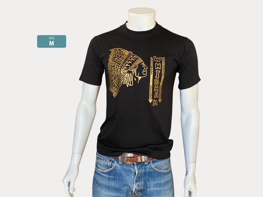 Med. Vintage 50/50 80s Whigham t shirt made in USA