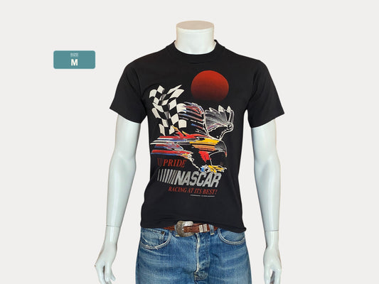 Med. Nascar vintage 80s t shirt Made In USA