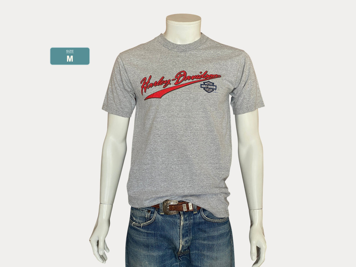 Vintage 90s Harley Davidson T-Shirt - Size M | Made in USA | Retro Biker Style