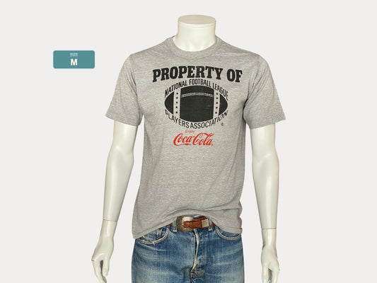 Vintage 80s Property of Coca Cola T-Shirt | 50/50 Cotton | Made in USA | Medium
