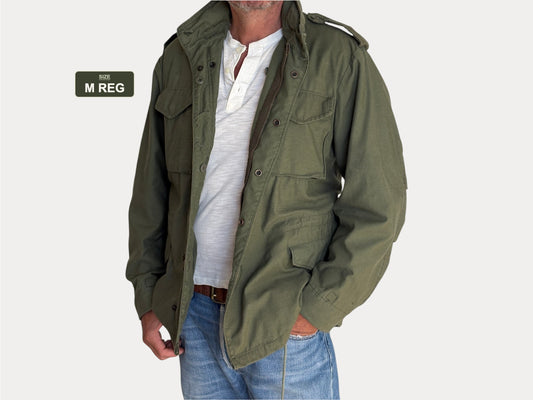 M-65 Field Jacket – Vintage Military Style – Size Small ( Made for Civilians )
