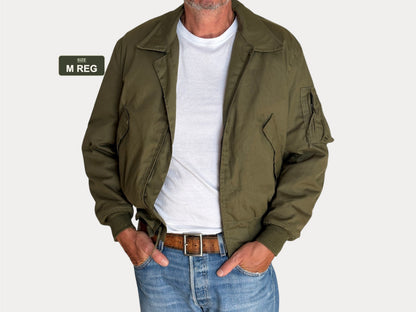 Vintage 1991 US Military CVC Cold Weather Jacket — Aramid/Nomex — Size, Med Reg. Made USA-AJ357 Studio